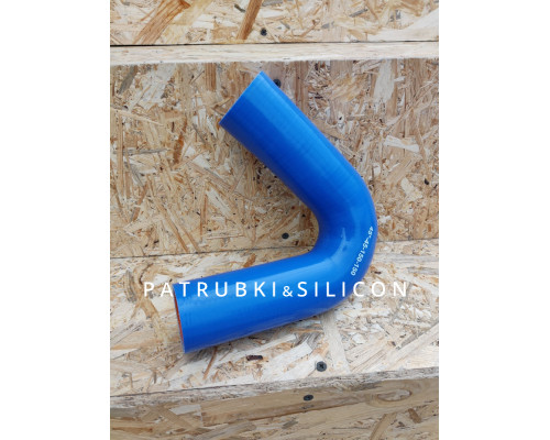 Силіконовий патрубок 45° d45 L150/150