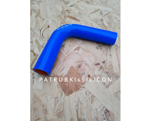 Силіконовий патрубок 90° d30 L150/150
