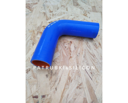 Силіконовий патрубок 90° d45 L150/150