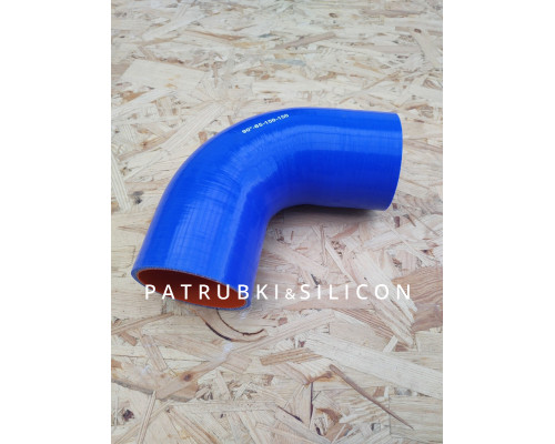 Силіконовий патрубок 90° d85 L150/150