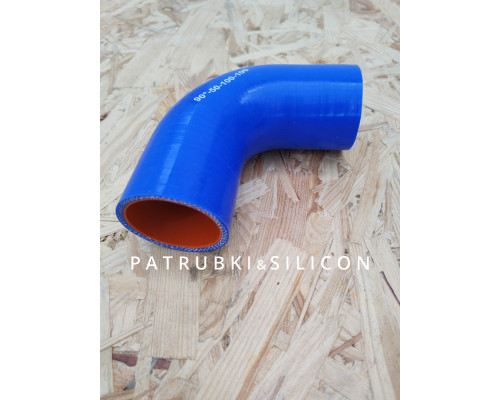 Силіконовий патрубок 90° d50 L100/100